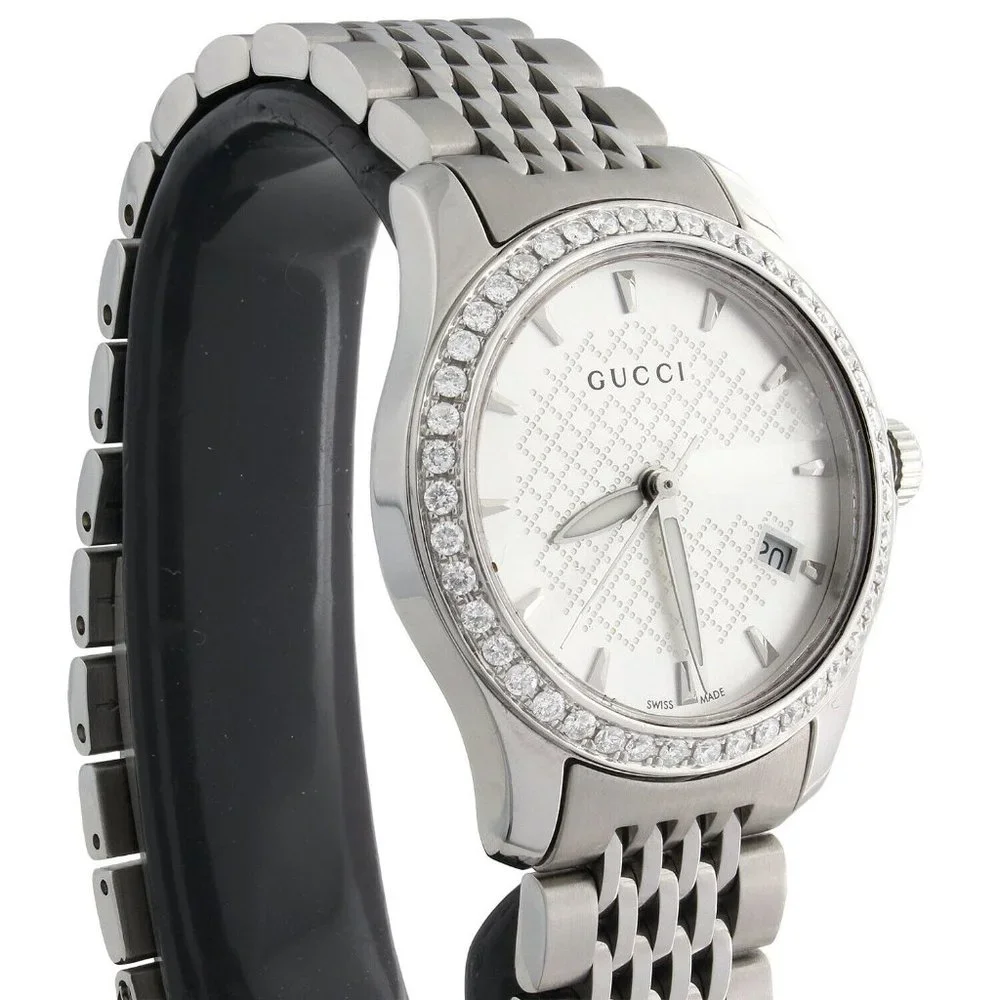 Gucci Custom .6 CT Diamond Watch - Picture 5 of 5